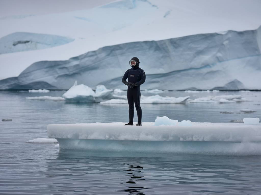 "Plongée dans les eaux glacées de l'Antarctique : une aventure polaire à couper le souffle"